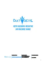 Предварительный просмотр 8 страницы Duct Devil Ventductools E-VAC 4500 Instruction Manual