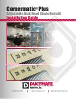 DUCTMATE Cornermatic Plus Installation Manual предпросмотр