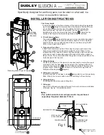 Preview for 1 page of Dudley ILLUSION A Installation Instructions