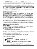 Dudley PUSHFLO Installation Instructions preview