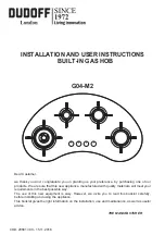 Preview for 1 page of DUDOFF G04-M2 Installation And User Instructions Manual