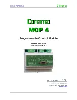 Preview for 1 page of Duemmegi Contatto MCP 4 User Manual