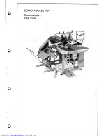 Preview for 2 page of Duerkopp Adler 745-7 Spare Parts