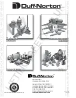 Preview for 16 page of Duff-Norton ADM9821 Installation, Operation And Maintenance Instructions