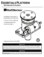 Preview for 1 page of Duff-Norton SK-2390-B Installation, Operation & Maintenance Instructions Manual