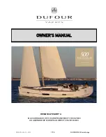 Dufour Yachts 500 Grand Large Owner'S Manual preview