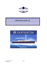 Dufour Yachts DUFOUR 34 Owner'S Manual preview