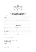 Preview for 23 page of Dufour Yachts DUFOUR 34 Owner'S Manual