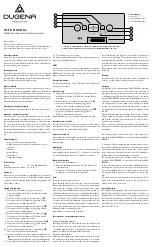 Preview for 2 page of Dugena 4460962 User Manual