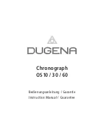 Предварительный просмотр 1 страницы Dugena OS 10 Instruction Manual & Guarantee