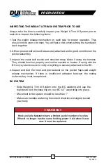 Preview for 11 page of DUI WEIGHT & TRIM III Owner'S Manual