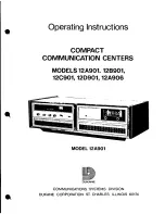 Предварительный просмотр 1 страницы Dukane 12A901 Operating Instructions