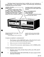 Предварительный просмотр 2 страницы Dukane 12A901 Operating Instructions