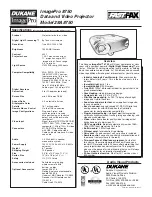 Preview for 1 page of Dukane 28A8750 Specification Sheet