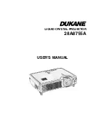 Preview for 1 page of Dukane 28A8755A User Manual