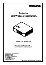 Dukane 6650HDSSA User Manual preview