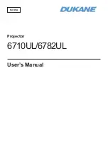 Preview for 1 page of Dukane 6710UL User Manual