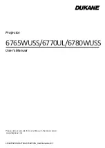 Dukane 6765WUSS User Manual preview