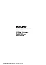 Preview for 203 page of Dukane 68100WUSS-L User Manual