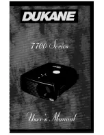 Dukane 7700 Series User Manual preview