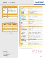 Preview for 4 page of Dukane 8105B Brochure & Specs