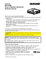 Preview for 1 page of Dukane 8111H User Manual