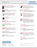 Preview for 2 page of Dukane 8112 Specifications