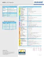 Preview for 4 page of Dukane 8113 Brochure & Specs