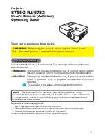 Preview for 3 page of Dukane 8755G-RJ User Manual