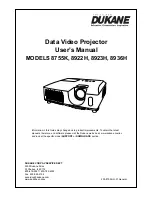 Dukane 8755K User Manual preview