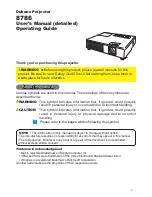 Dukane 8786 User Manual preview