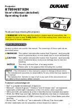 Preview for 3 page of Dukane 8789H General User Manual