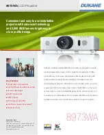 Preview for 1 page of Dukane 8973WA Brochure & Specs