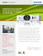 Preview for 1 page of Dukane 8974WU Brochure