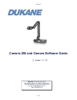 Dukane Camera 250 Manual предпросмотр