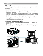 Предварительный просмотр 24 страницы Dukane Digital-Multimedia Projector None Owner'S Manual