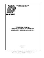 Dukane DK100 Technical Manual preview