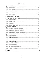 Preview for 3 page of Dukane DV-P505A User Manual