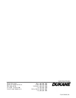 Preview for 36 page of Dukane ImagePro 28A8035 Operating Manual