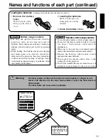 Preview for 13 page of Dukane ImagePro 28A8800 Operating Manual