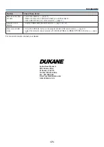 Preview for 184 page of Dukane ImagePro 6860WSS User Manual