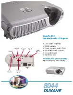 Dukane ImagePro 8044 Specification Sheet preview