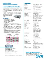 Preview for 2 page of Dukane ImagePro 8049A Specification Sheet