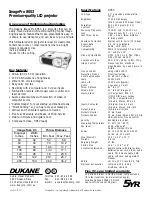 Preview for 2 page of Dukane ImagePro 8053 Specification Sheet