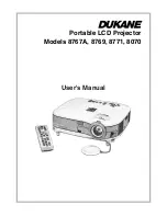 Preview for 1 page of Dukane ImagePro 8070 User Manual