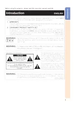 Preview for 5 page of Dukane ImagePro 8301 Operation Manual