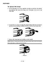 Preview for 122 page of Dukane ImagePro 8760 User Manual