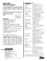 Preview for 2 page of Dukane ImagePro 8767 Specifications