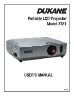 Preview for 1 page of Dukane ImagePro 8781 User Manual