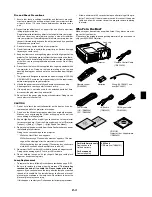 Preview for 3 page of Dukane ImagePro 8805 User Manual